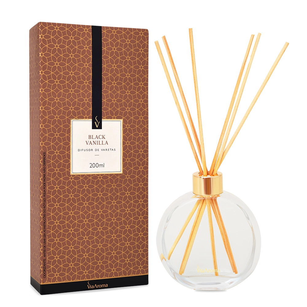 Produto Difusor de Varetas Black Vanilla Via Aroma - 200ml