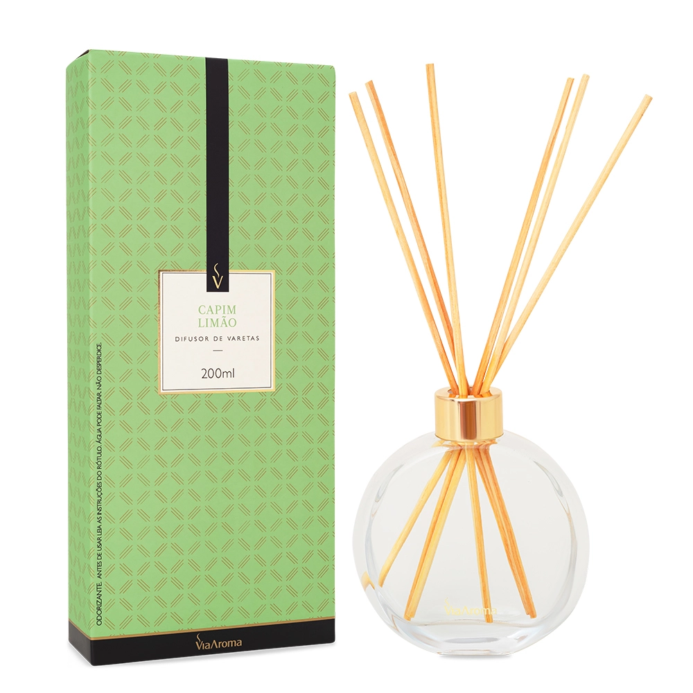 Produto Difusor de Varetas Capim Limão Via Aroma - 200ml