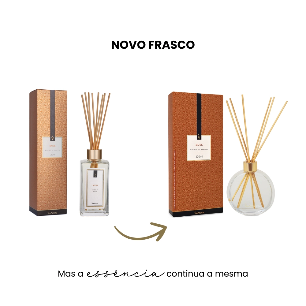 Produto Difusor de Varetas Musk Via Aroma - 200ml