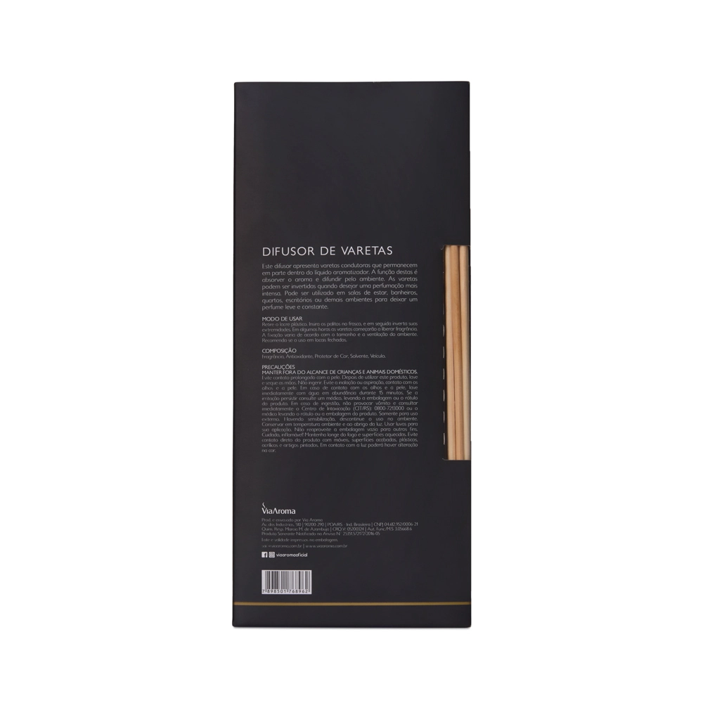 Difusor de Varetas Nossa Essência Via Aroma - 200ml Produto Difusor de Varetas Nossa Essência Via Aroma - 200ml