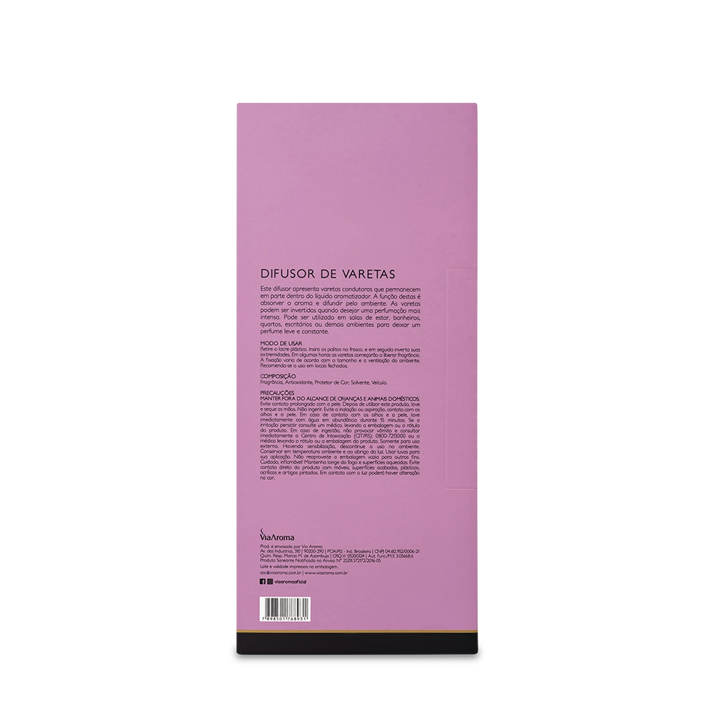 Produto Difusor de Varetas Peônia Garden Via Aroma - 200ml