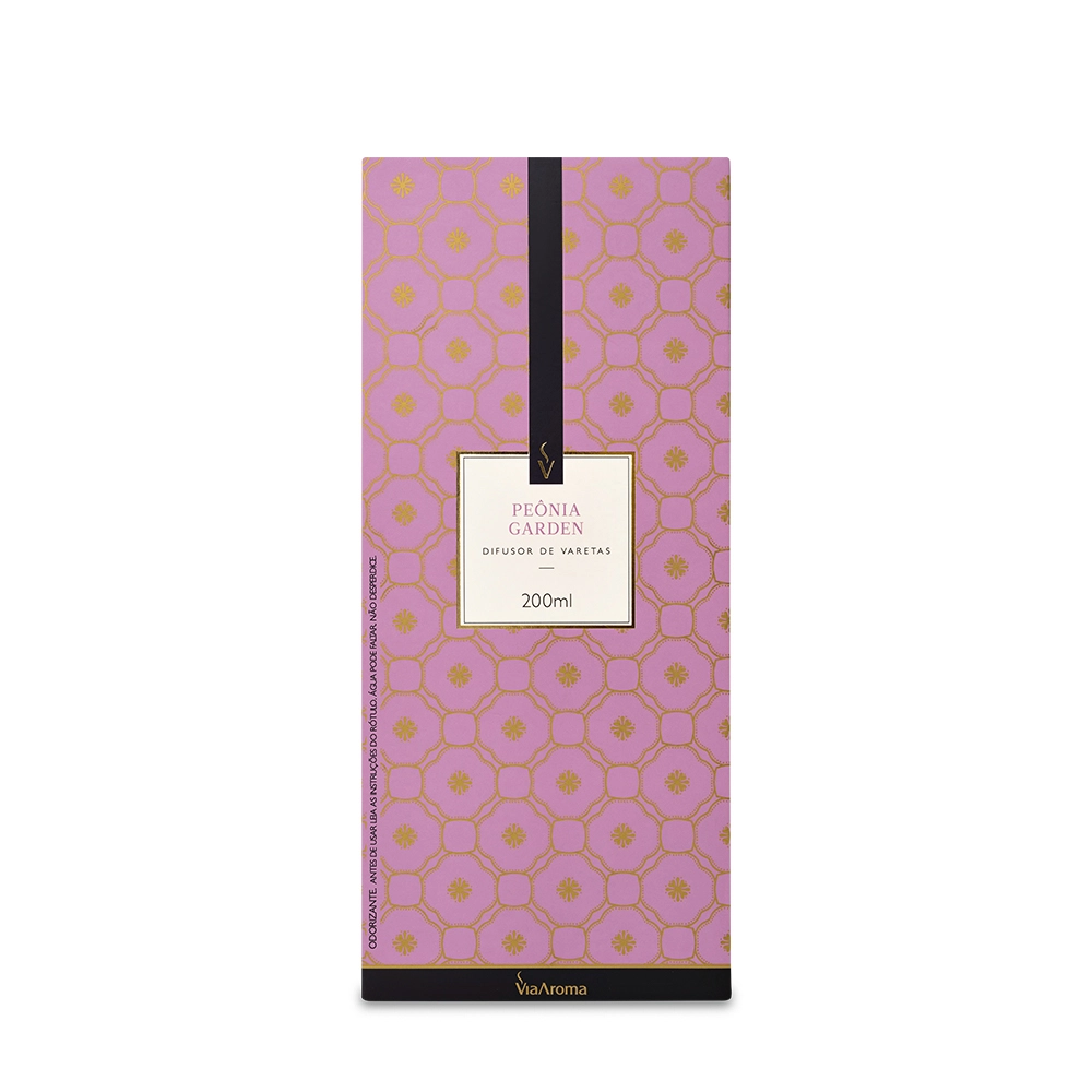 Produto Difusor de Varetas Peônia Garden Via Aroma - 200ml
