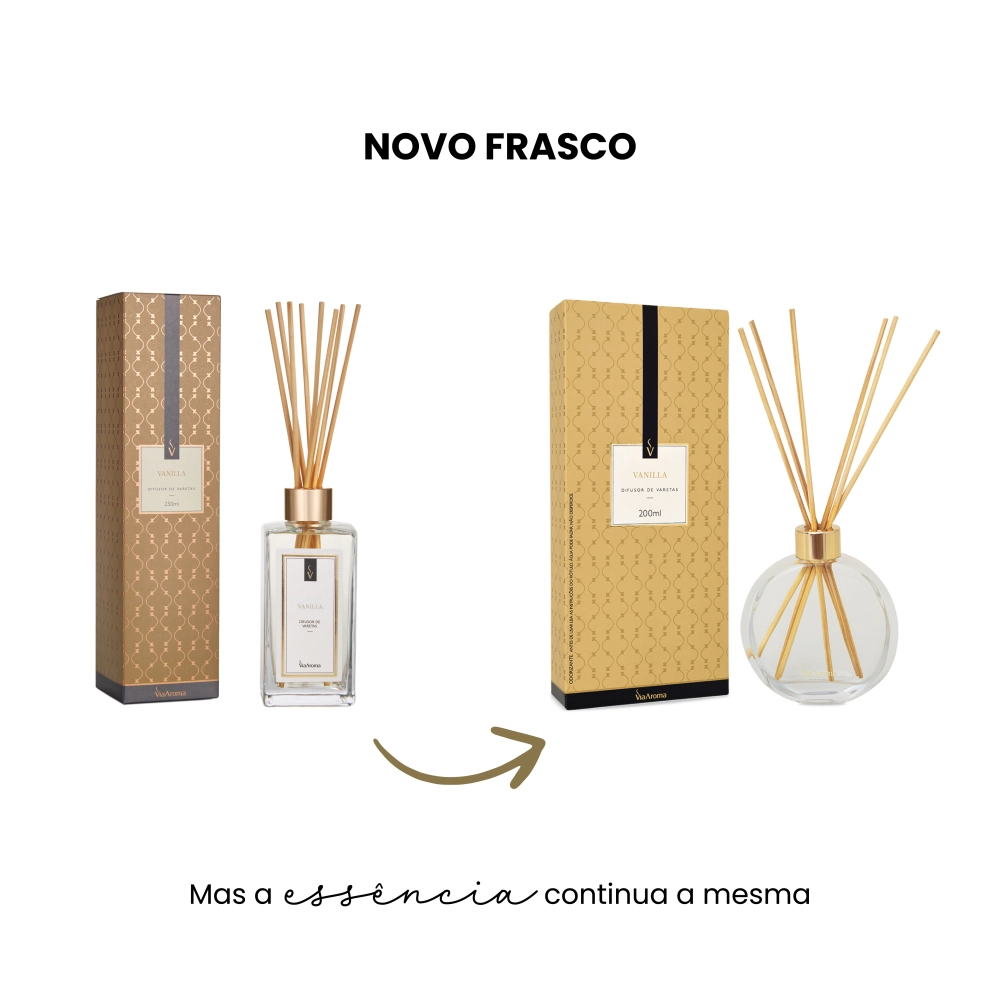Produto Difusor de Varetas Vanilla Via Aroma - 200ml