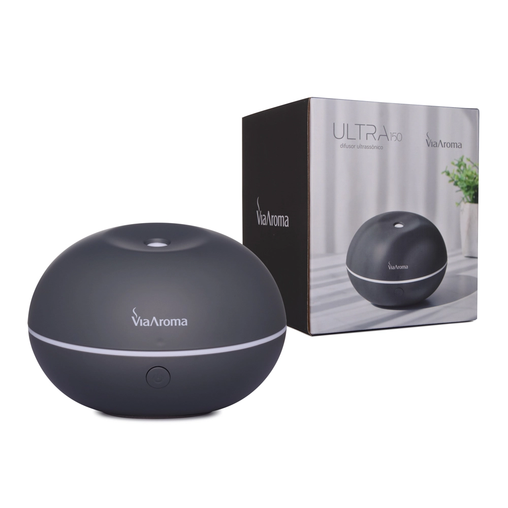 Produto Difusor Ultrassônico ULTRA Cinza Via Aroma - 150ml 