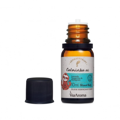 Blend de Óleos Essenciais Kids Calminha aí Via Aroma - 10ml Produto Blend de Óleos Essenciais Kids Calminha aí Via Aroma - 10ml