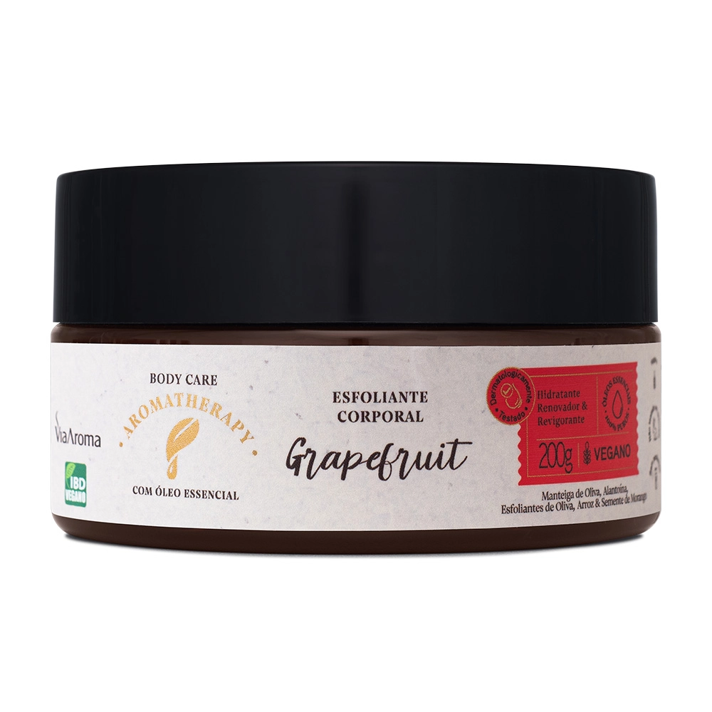 Produto Esfoliante Corporal Grapefruit Aromatherapy Via Aroma - 200g