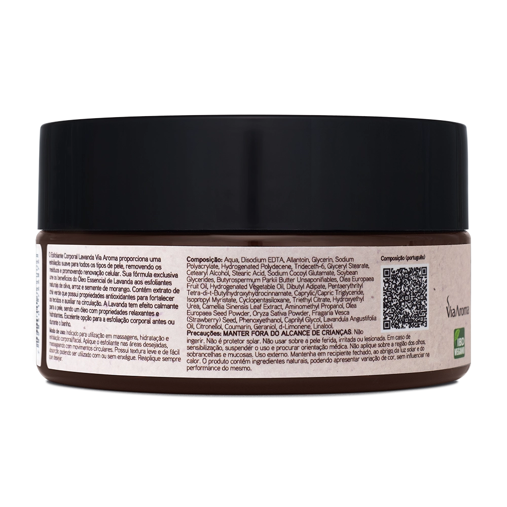 Produto Esfoliante Corporal Lavanda Aromatherapy Via Aroma - 200g