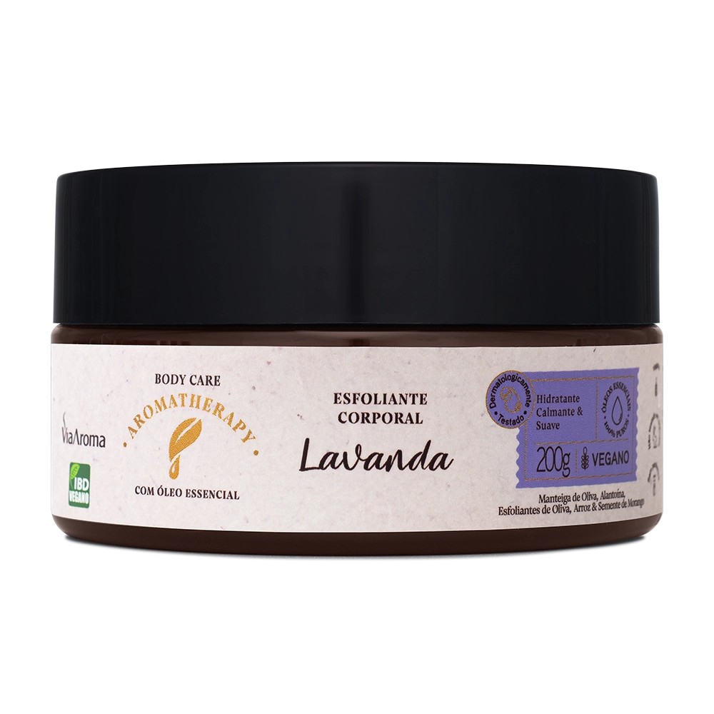 Produto Esfoliante Corporal Lavanda Aromatherapy Via Aroma