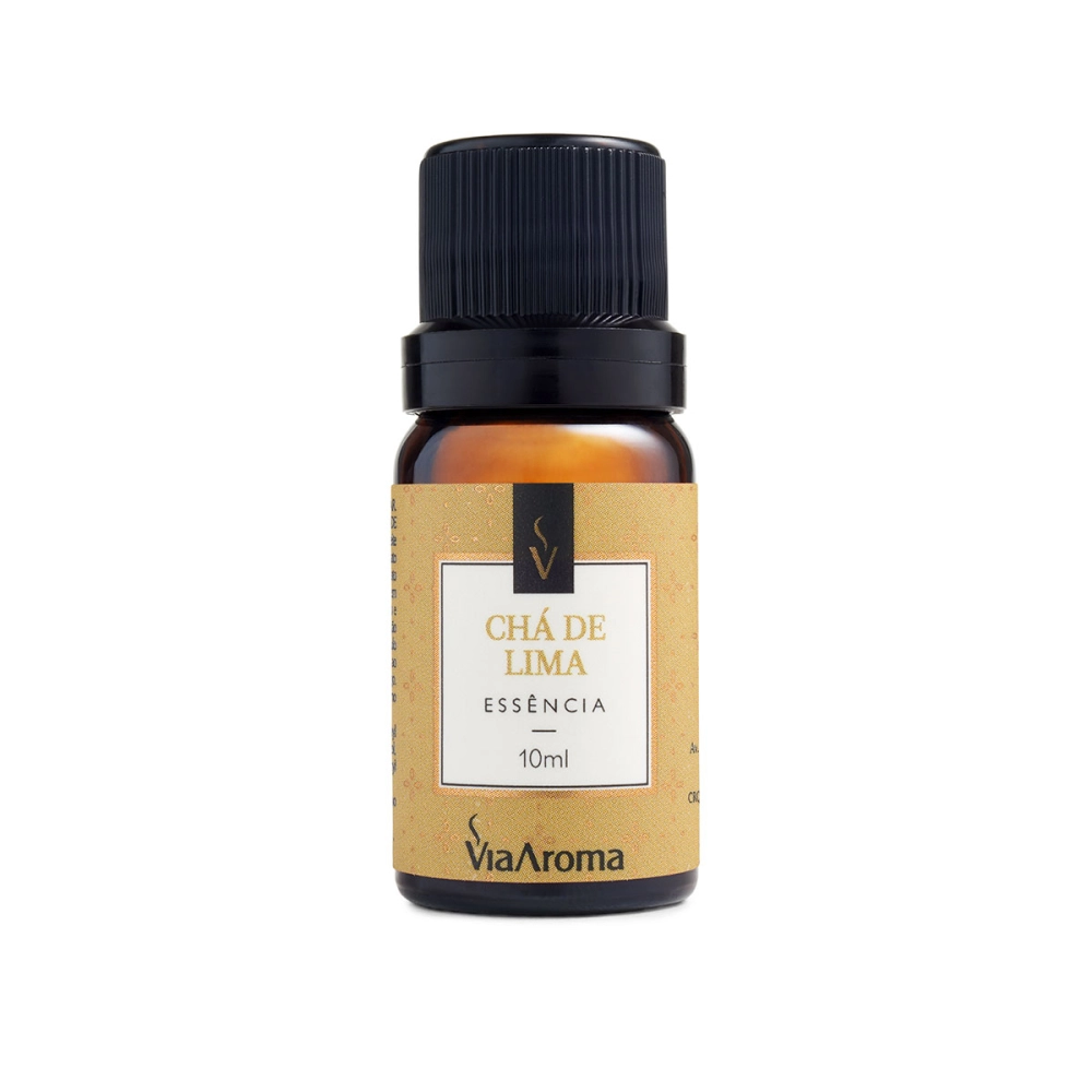 Produto Essência Chá de Lima Via Aroma - 10ml Frente