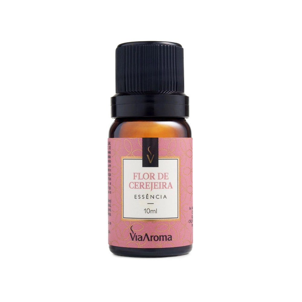 Produto Essência Flor de Cerejeira Via Aroma - 10ml Frente