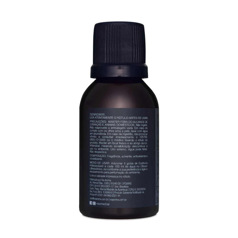 Produto Essência Hidrossolúvel Nova York Lótus Blanc Linha Mundo Via Aroma - 30ml