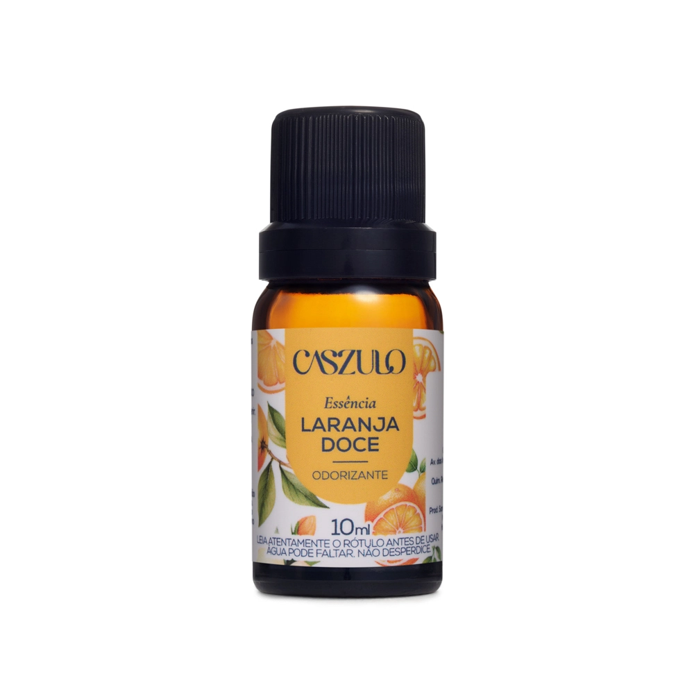 Essência Laranja Doce Caszulo - 10ml Frente Produto Essência Laranja Doce Caszulo - 10ml Frente