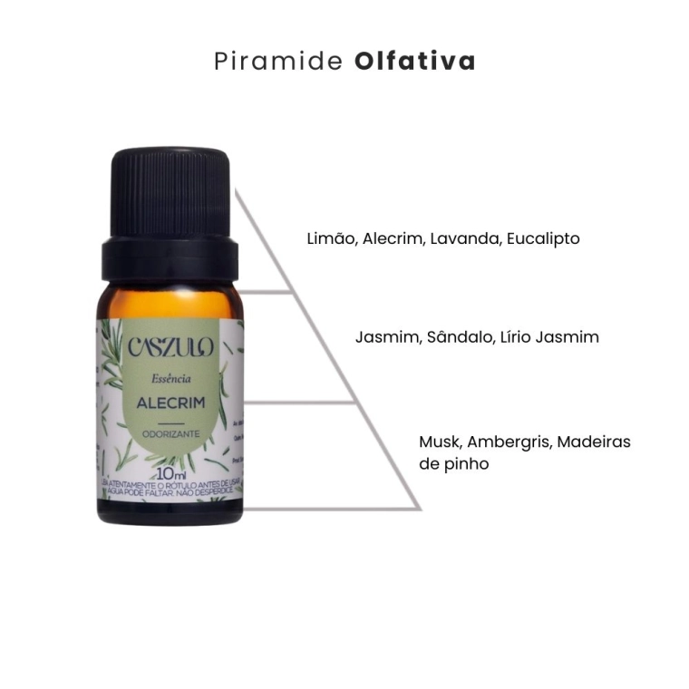 Produto Essência Alecrim Caszulo - 10ml