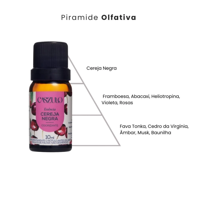 Produto Essência Cereja Negra Caszulo - 10ml