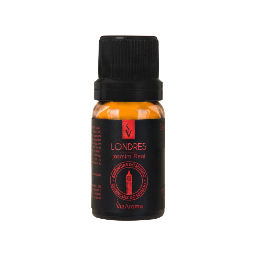 Produto Essência Londres Linha Mundo Via Aroma - 10ml Frente