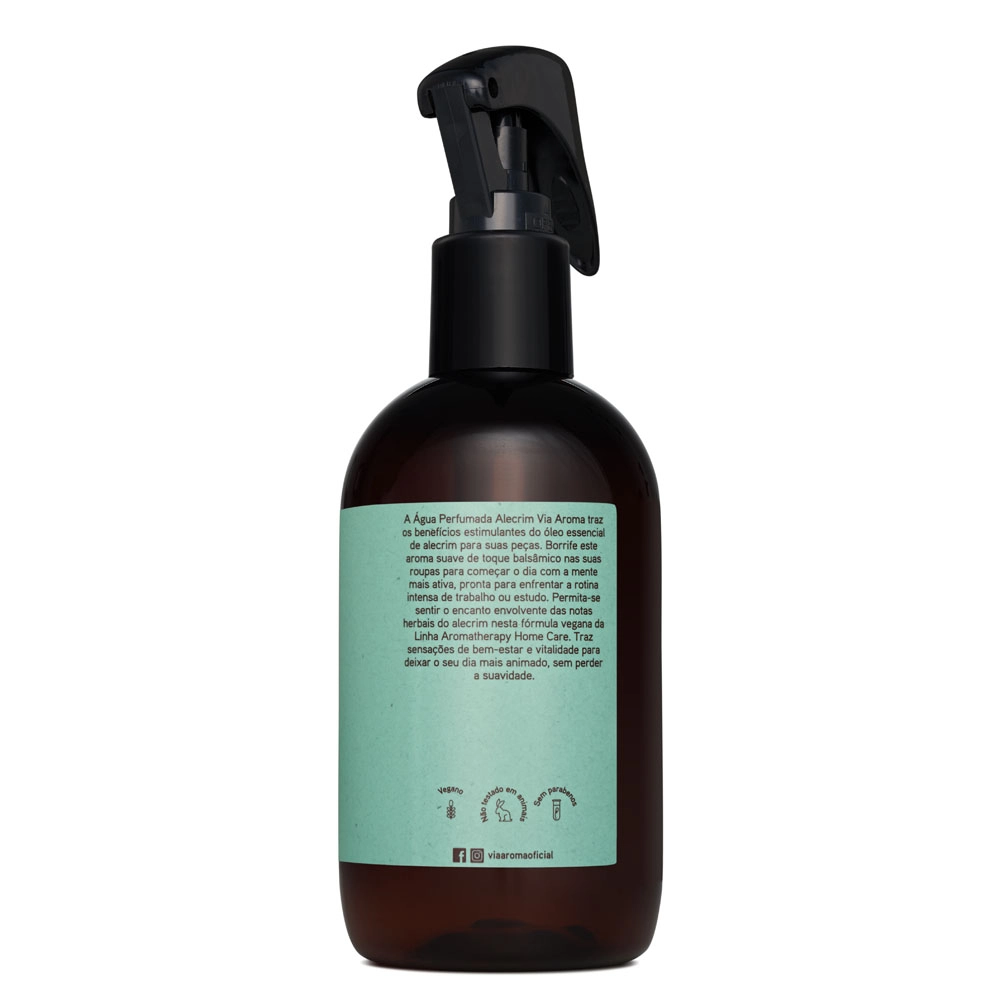 Produto Água Perfumada Alecrim Aromatherapy Via Aroma - 250ml