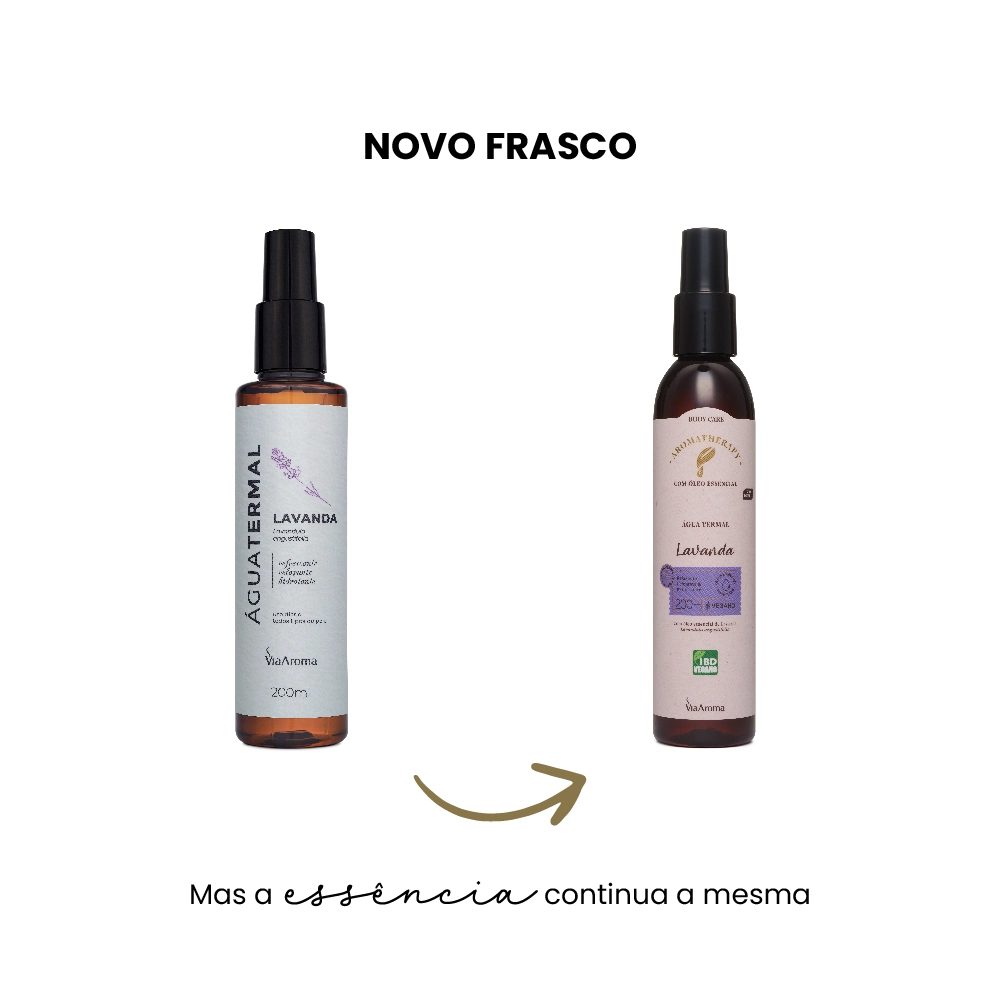 Produto Água Termal com Óleo Essencial de Lavanda Via Aroma - 200ml