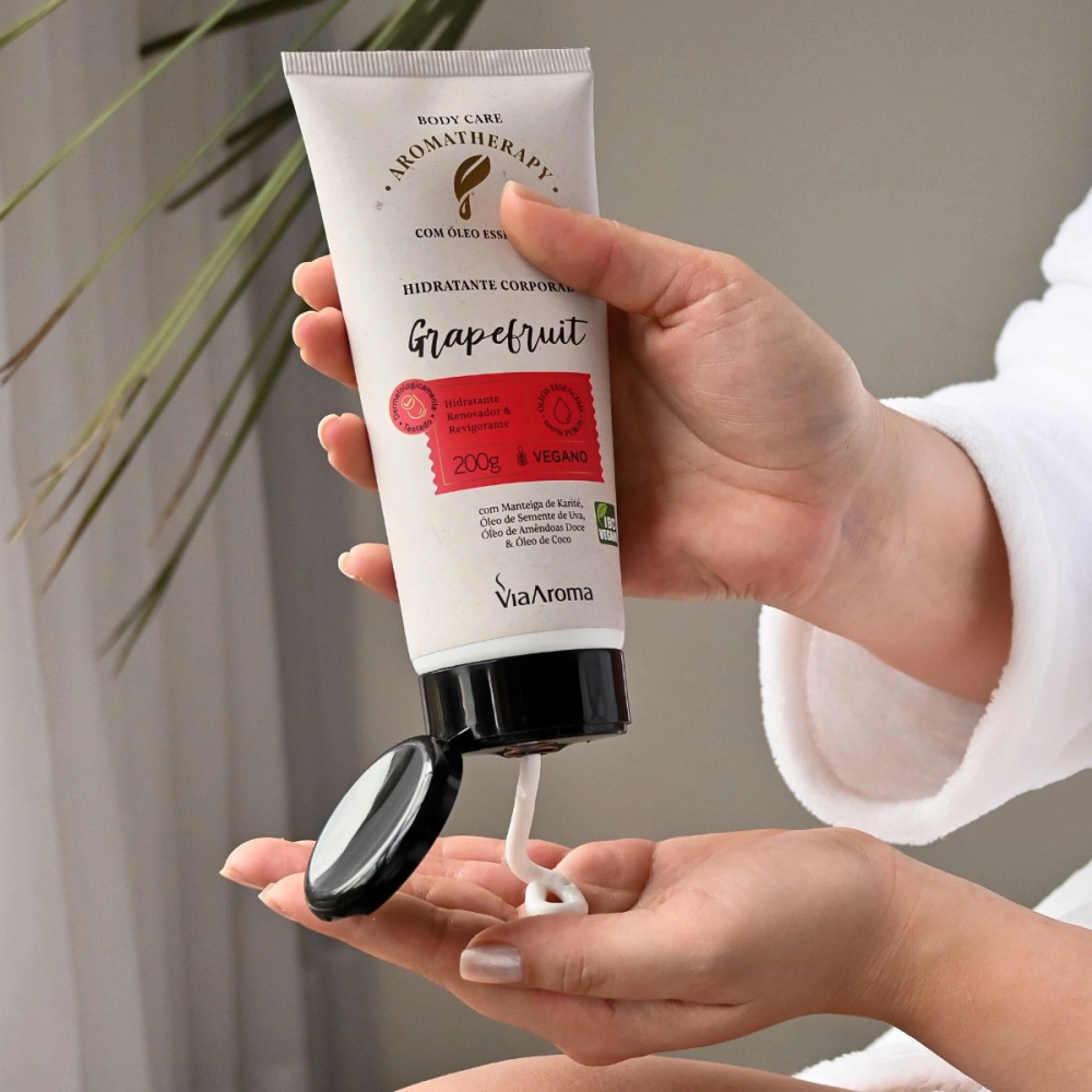 Produto Hidratante Corporal Grapefruit Aromatherapy Via Aroma - 200g