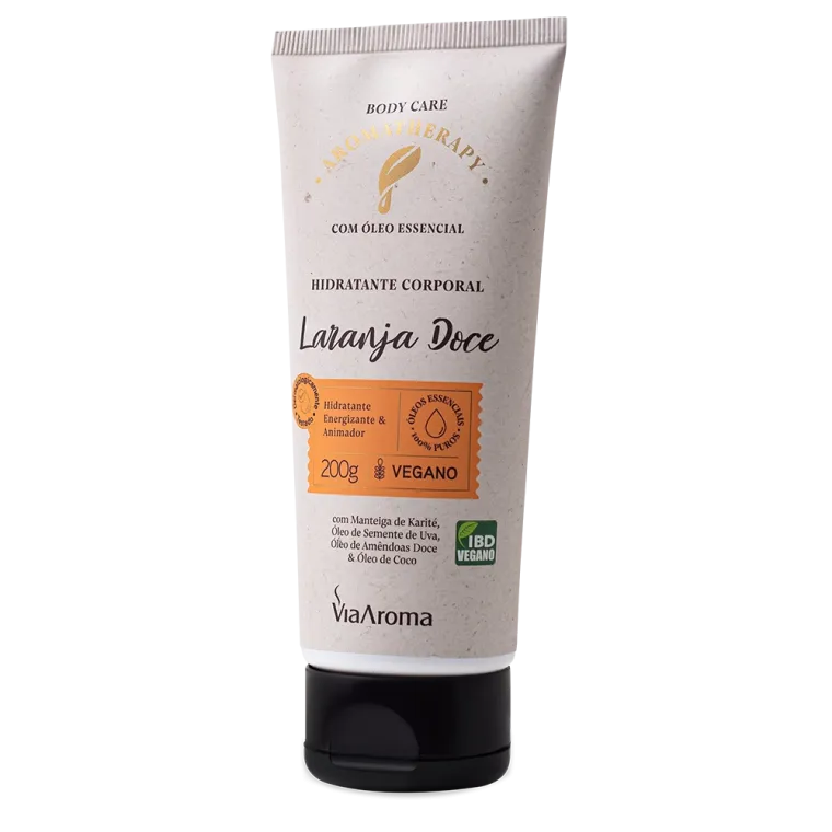 Produto Hidratante Corporal Laranja Doce Aromatherapy Via Aroma - 200g