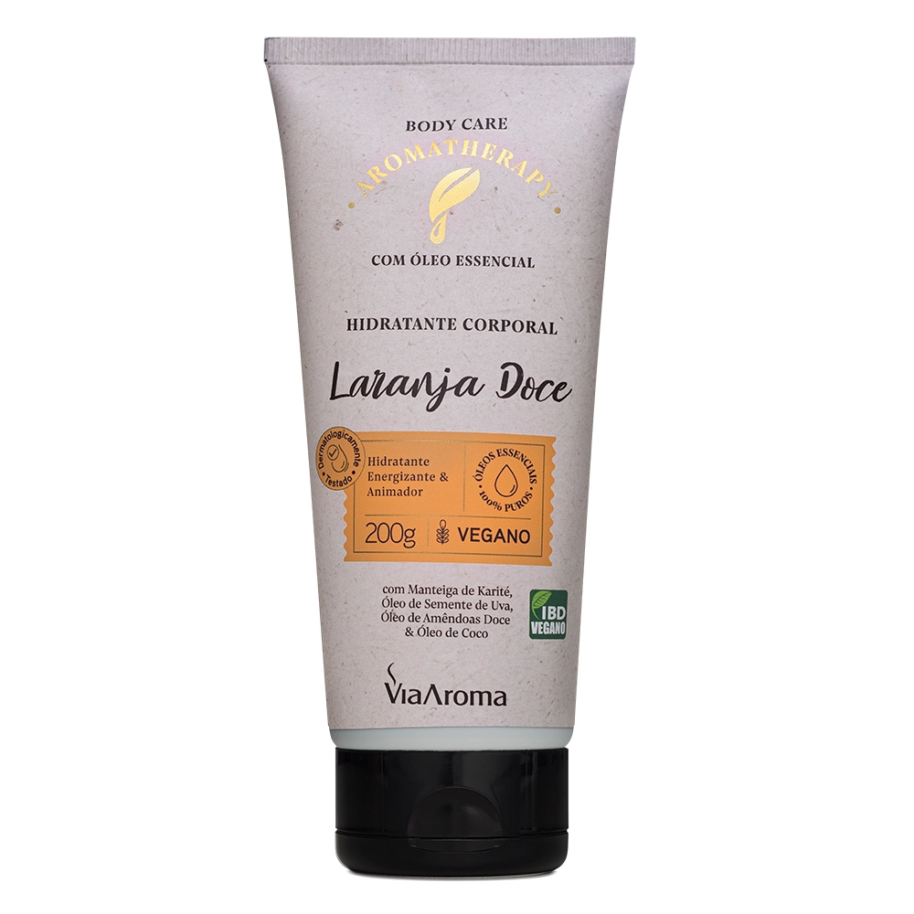 Produto Hidratante Corporal Laranja Doce Aromatherapy Via Aroma 