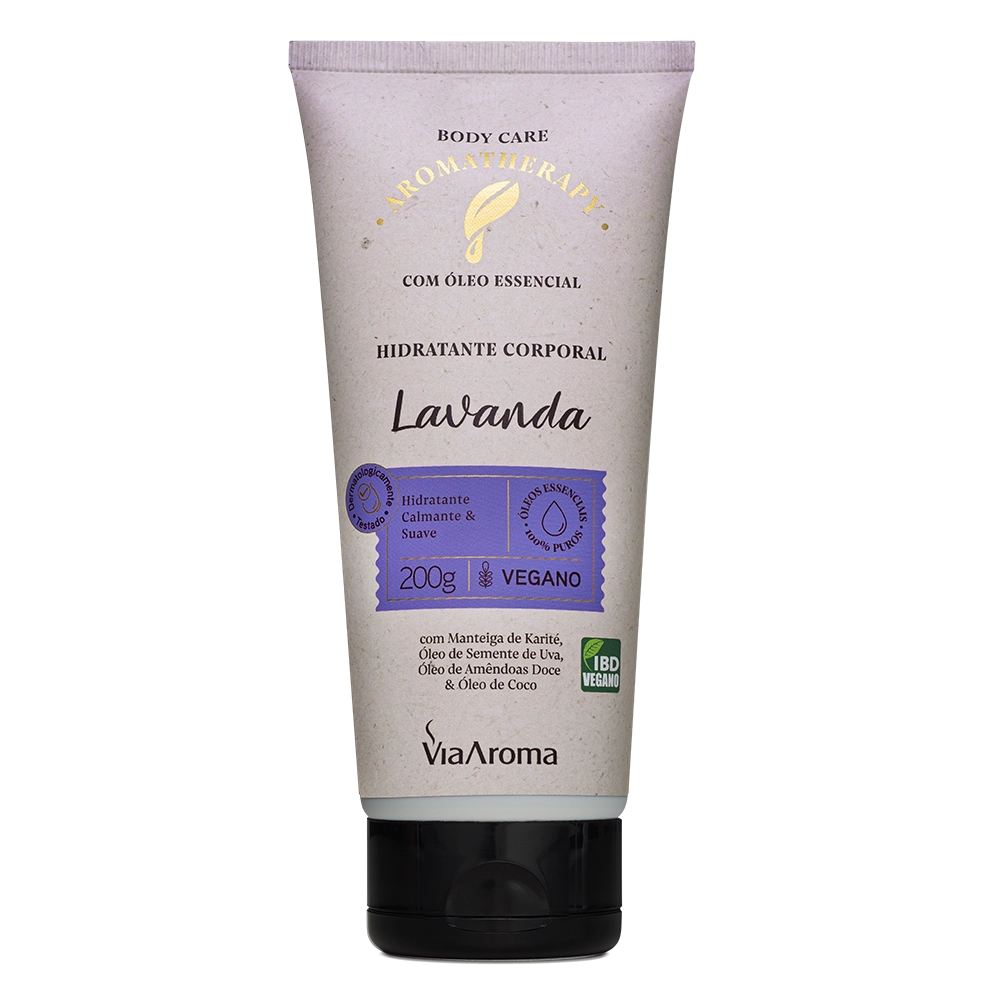 Produto Hidratante Corporal Lavanda Aromatherapy Via Aroma - 200g
