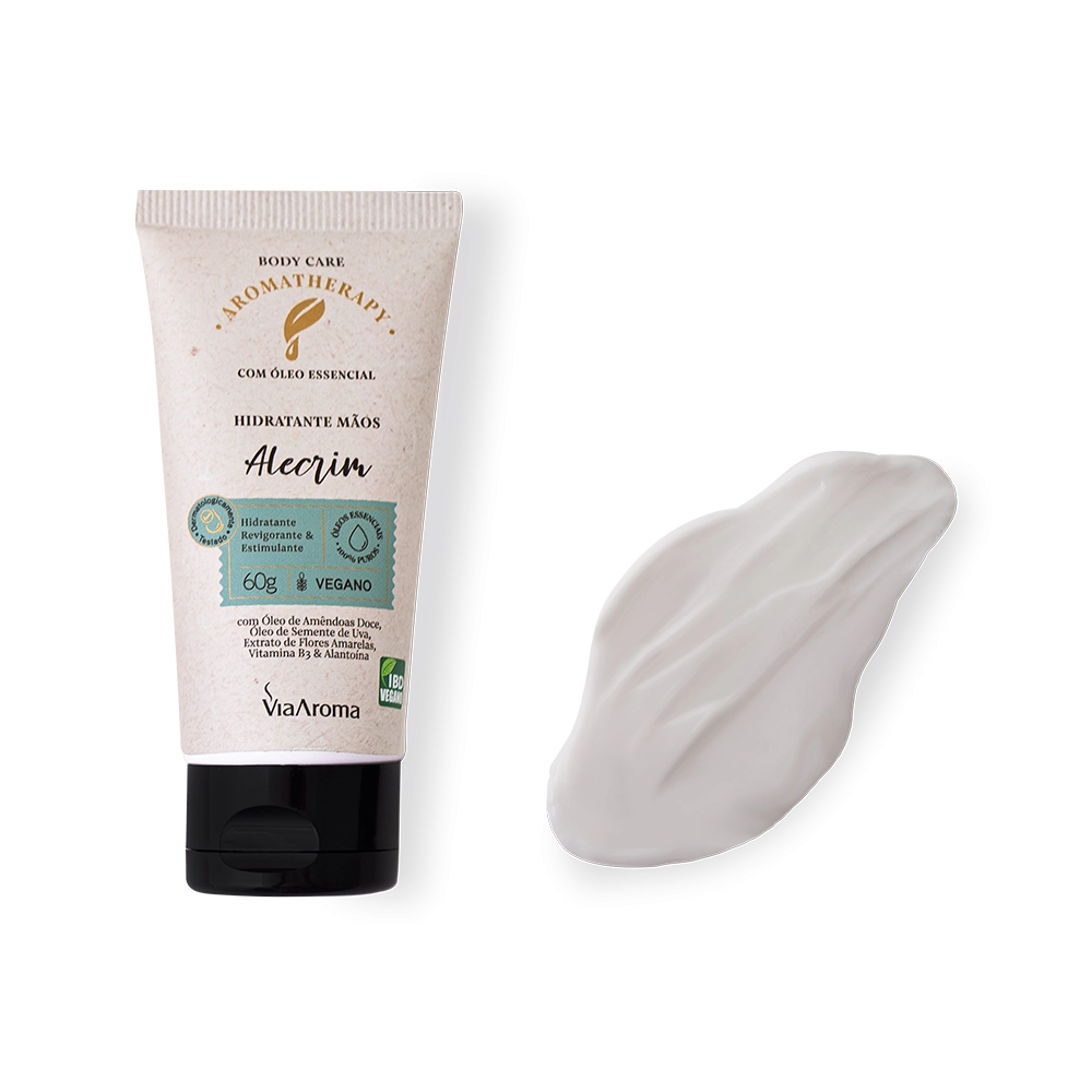 Produto Hidratante Mãos Alecrim Aromatherapy Via Aroma - 60g