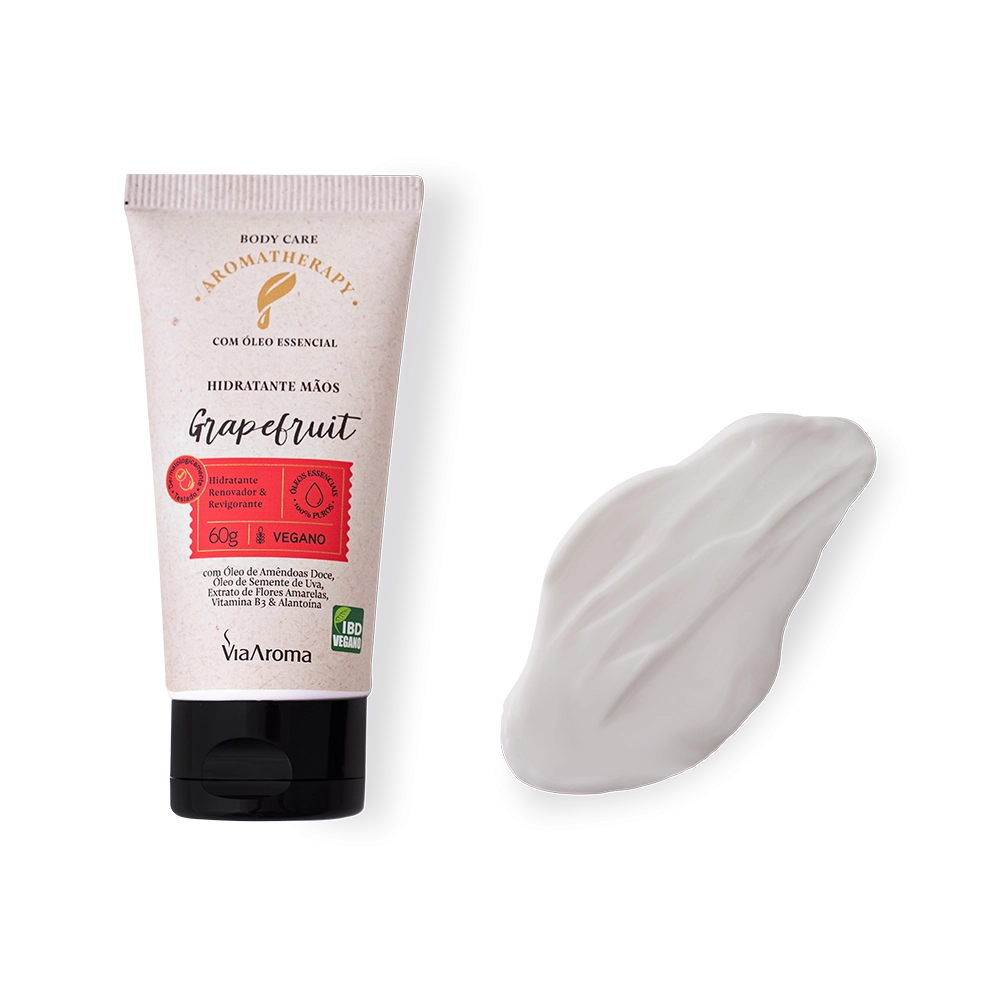 Produto Hidratante Mãos Grapefruit Aromatherapy Via Aroma - 60g