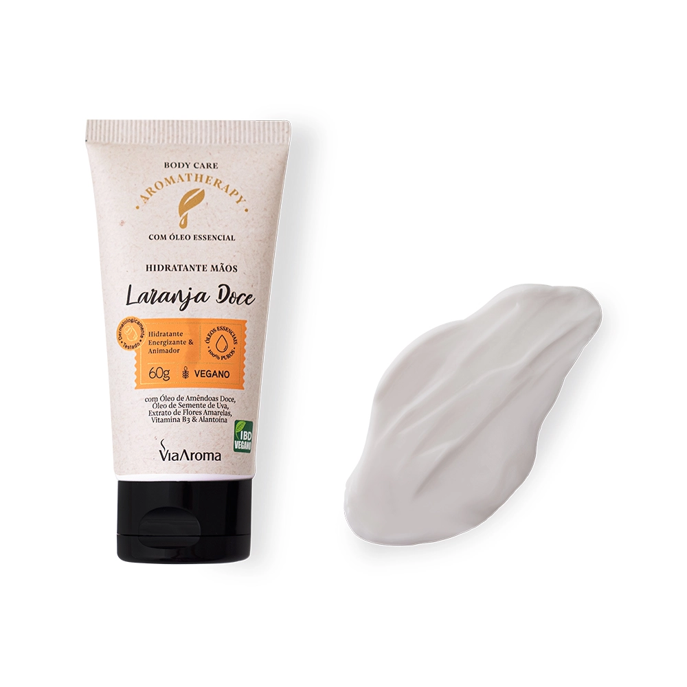 Produto Hidratante Mãos Laranja Doce Aromatherapy Via Aroma – 60g