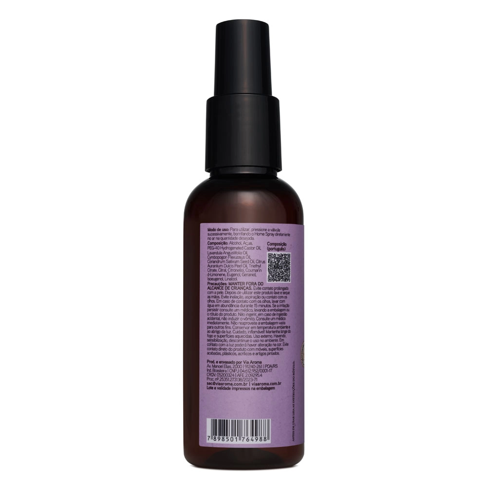 Produto Home Spray Aromatherapy Bem-Estar Via Aroma – 120ml