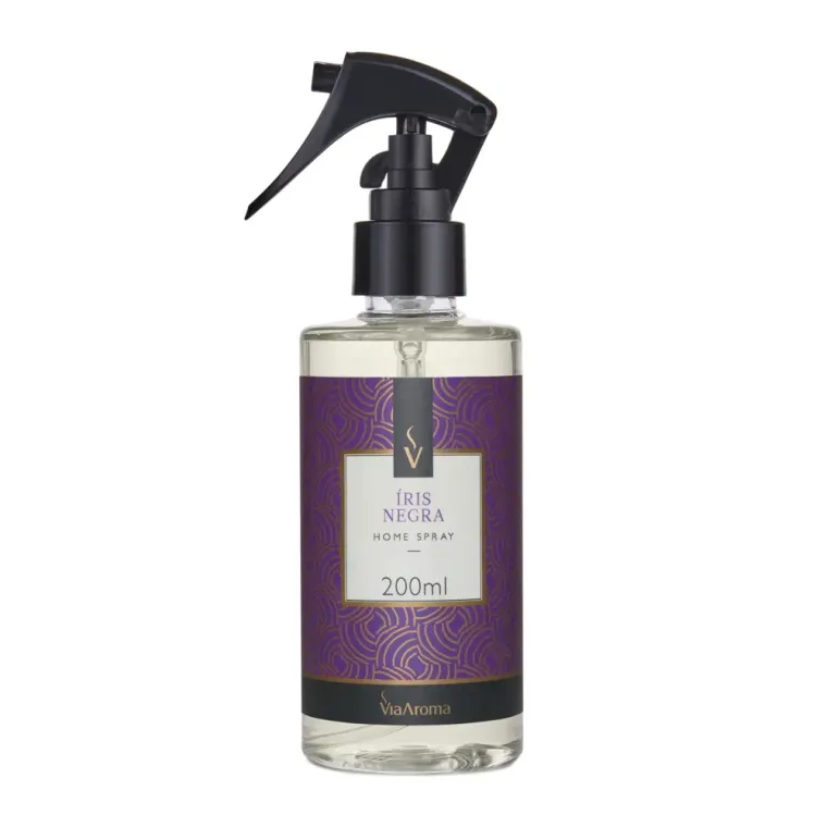 Home Spray Íris Negra Via Aroma - 200ml Produto Home Spray Íris Negra Via Aroma - 200ml
