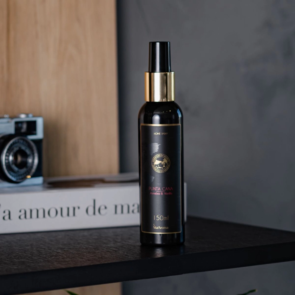 Produto Home Spray Punta Cana Ameixa & Vanilla Linha Mundo Via Aroma - 150ml