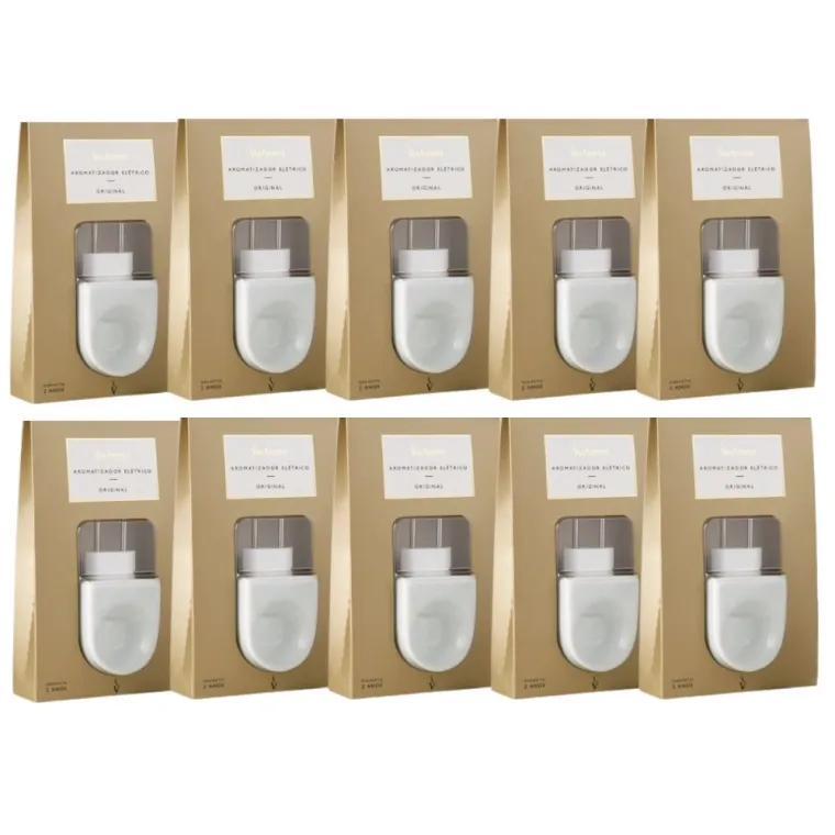 Kit 10 Aromatizadores Elétricos Original Via Aroma Produto Kit 10 Aromatizadores Elétricos Original Via Aroma