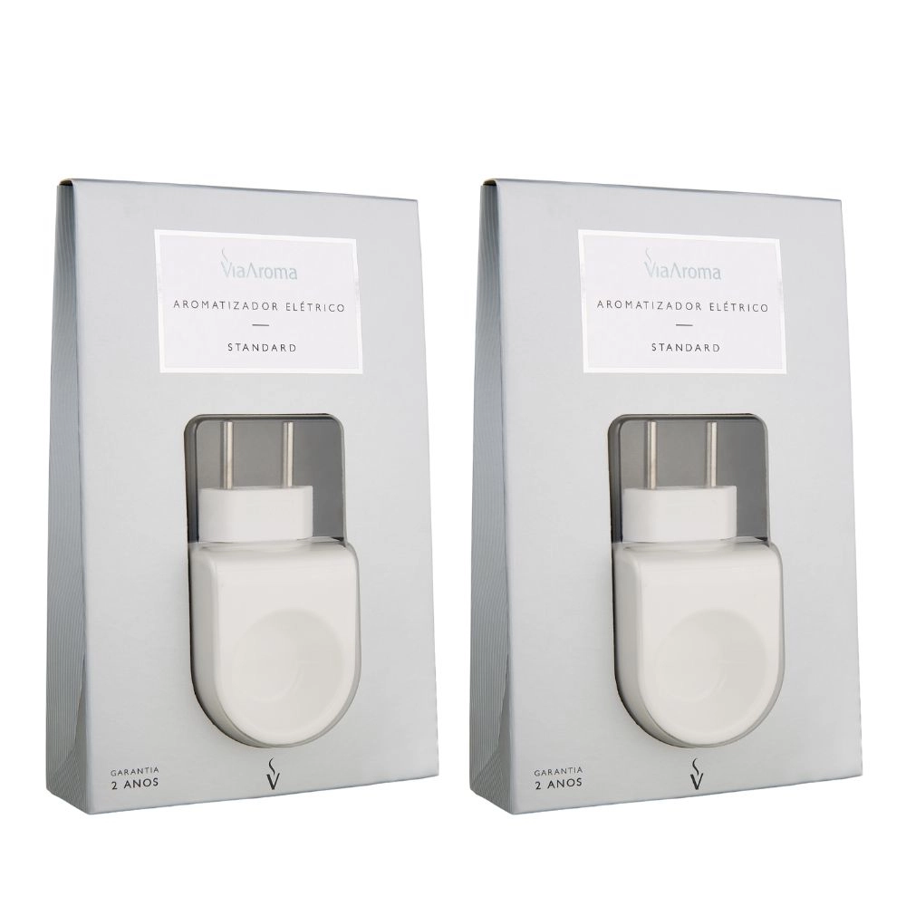 Produto Kit 2 Aromatizadores Elétricos Standard - Via Aroma Embalagem 
