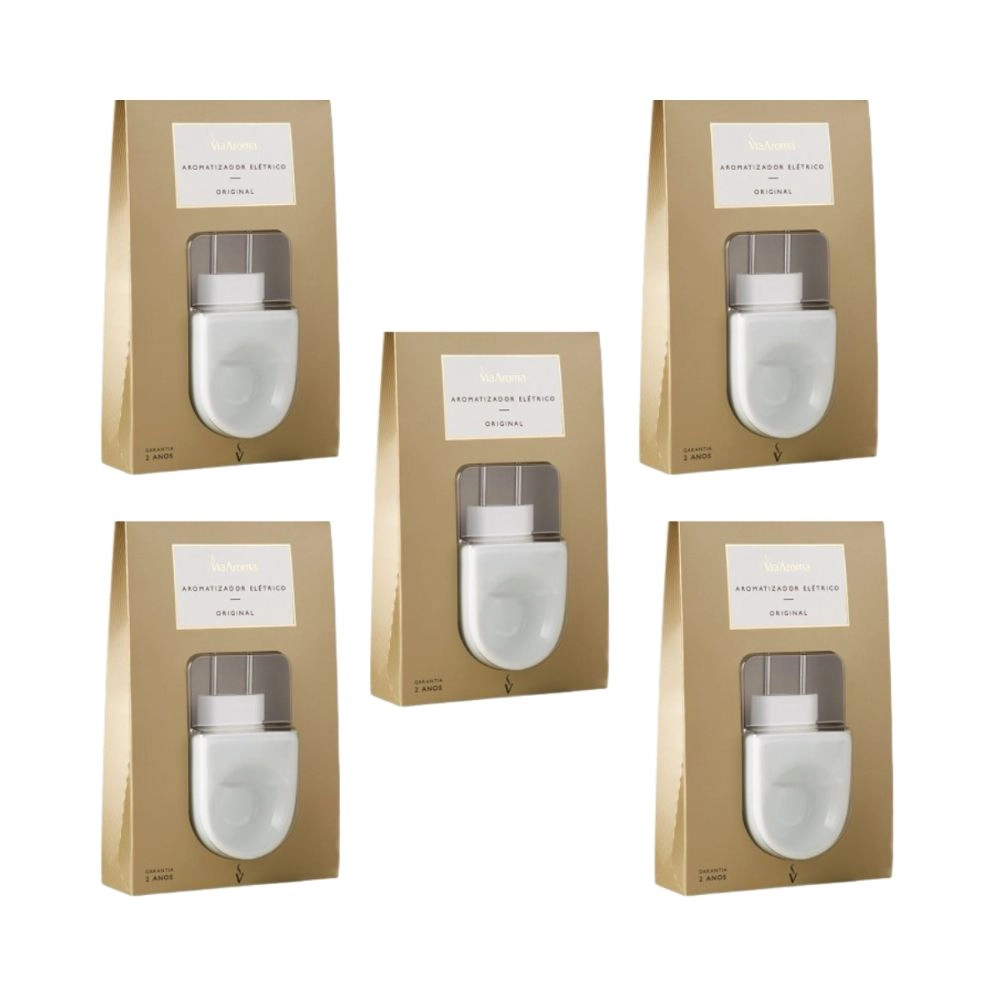 Produto Kit 5 Aromatizadores Elétricos Original Via Aroma
