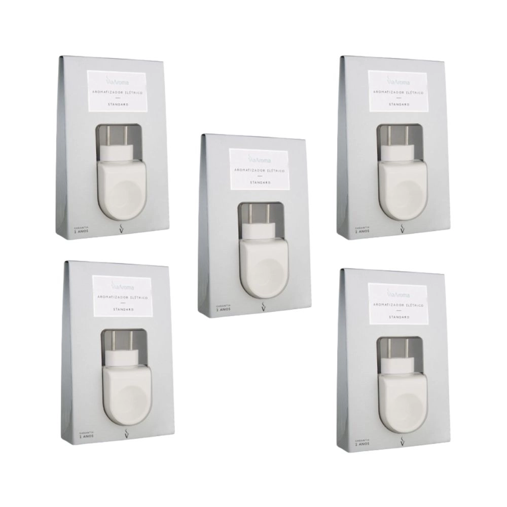 Produto Kit 5 Aromatizadores Elétricos Standard Via Aroma
