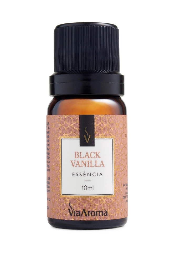 Produto Kit Aromatizador Elétrico Original mais 1 Essência Via Aroma - Black Vanilla