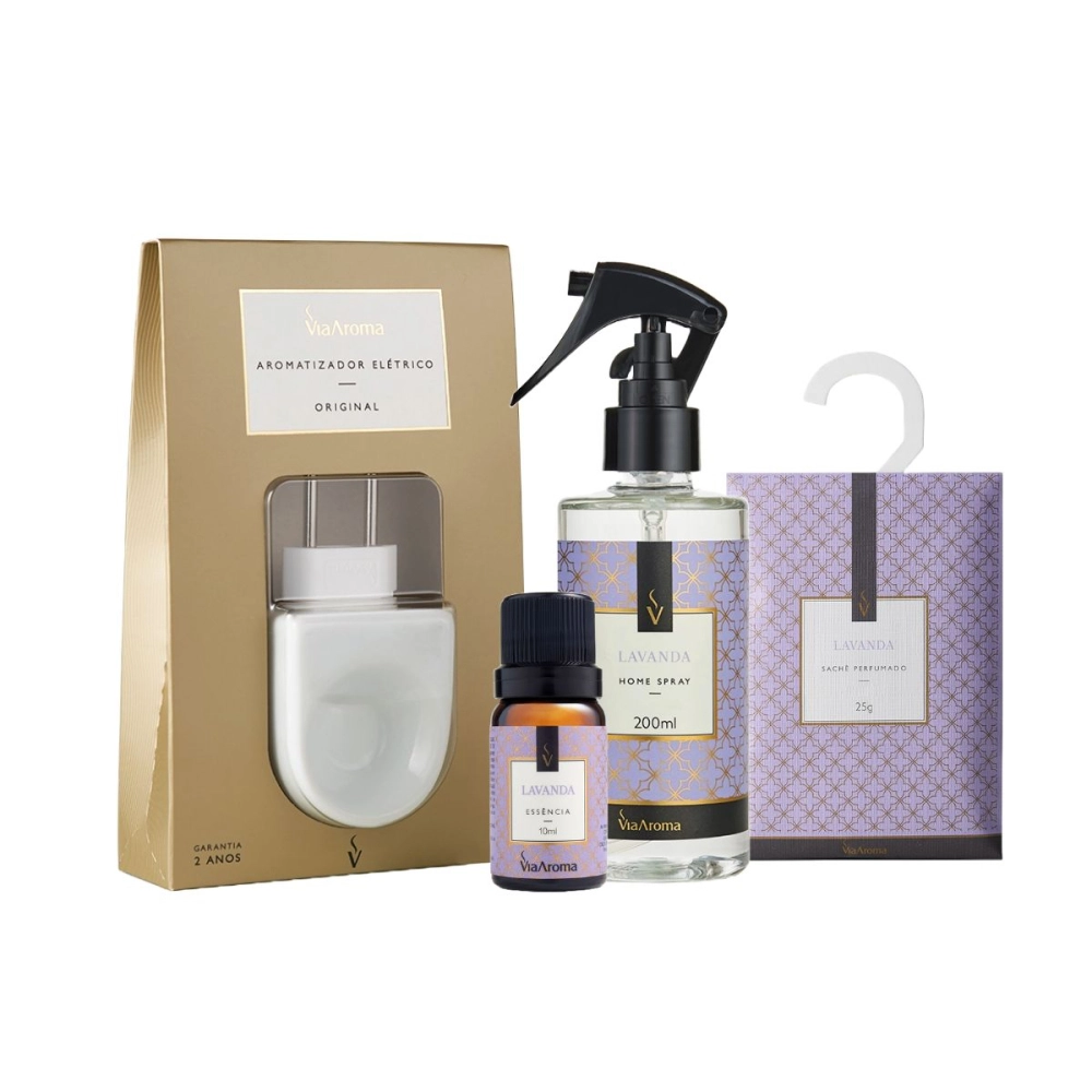 Produto Kit Aromatizador Original Lavanda - Via Aroma