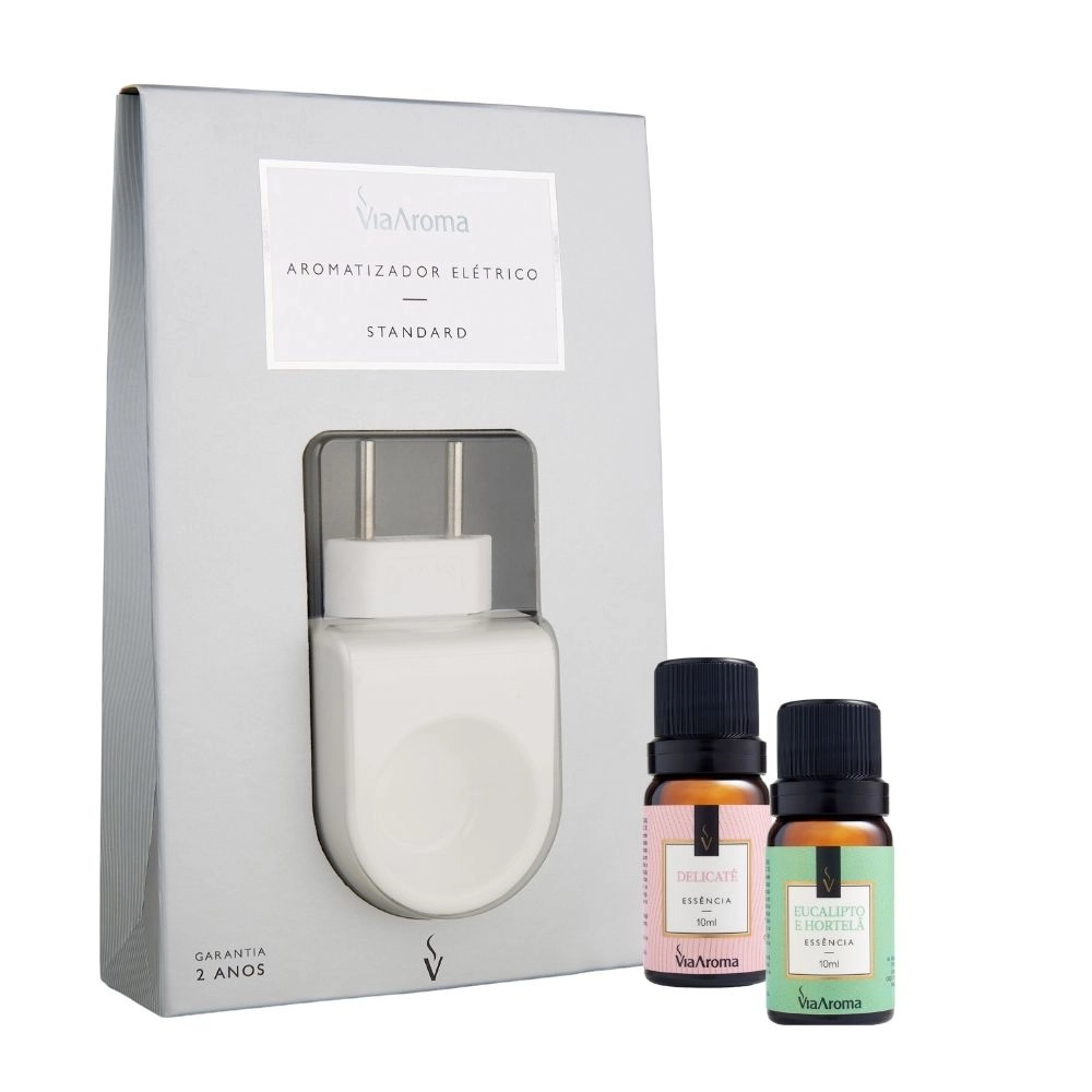 Produto Kit Aromatizador Standard mais 2 Essências Via Aroma - Sortidas