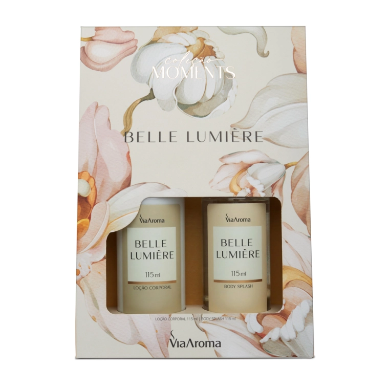 Kit Moments Belle Lumière Body Splash mais Loção Corporal - Via Aroma Produto Kit Moments Belle Lumière Body Splash mais Loção Corporal - Via Aroma