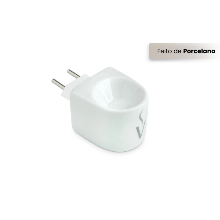 Produto Kit Presente Aromatizador Elétrico Original mais 2 Essências Via Aroma - Flor de Cerejeira e Vanilla 