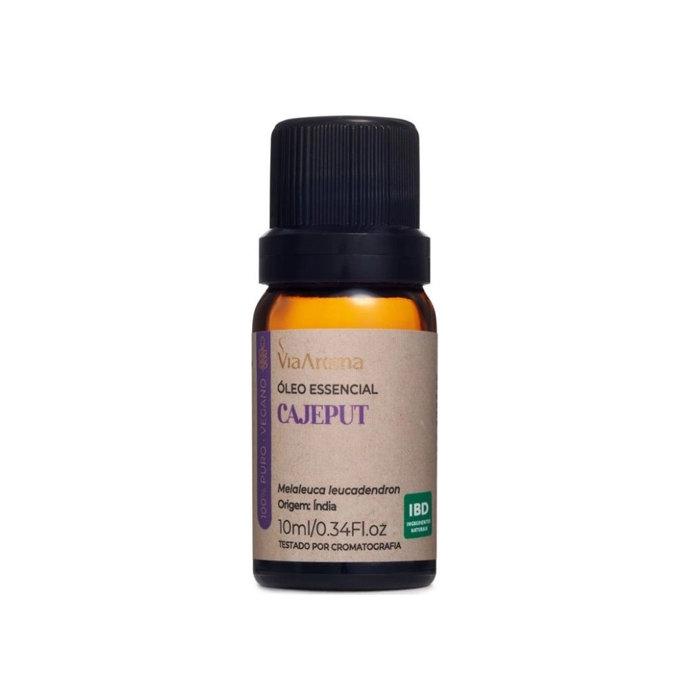 Produto Óleo Essencial Cajeput Via Aroma - 10ml Frente