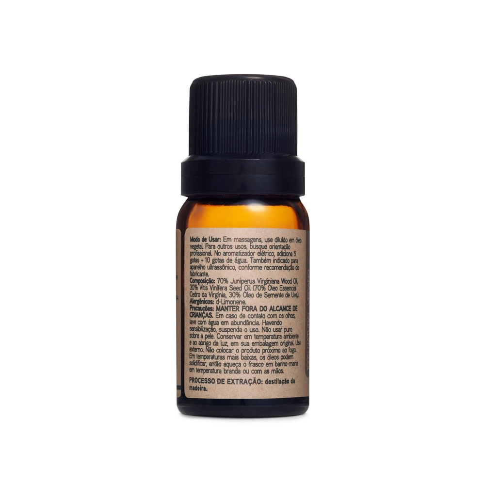 Óleo Essencial Cedro da Virginia Via Aroma - 10ml Produto Óleo Essencial Cedro da Virginia Via Aroma - 10ml