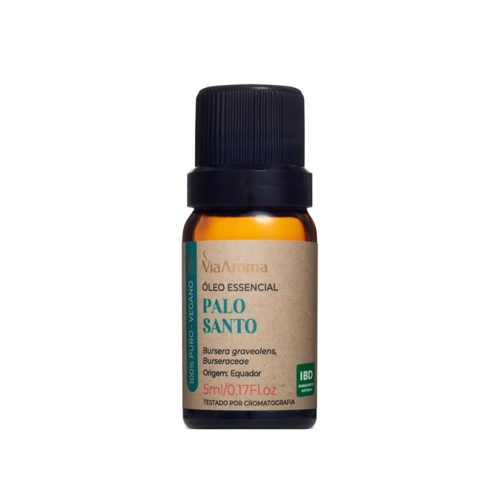 Produto Óleo Essencial Palo Santo Via Aroma - 5ml Frente