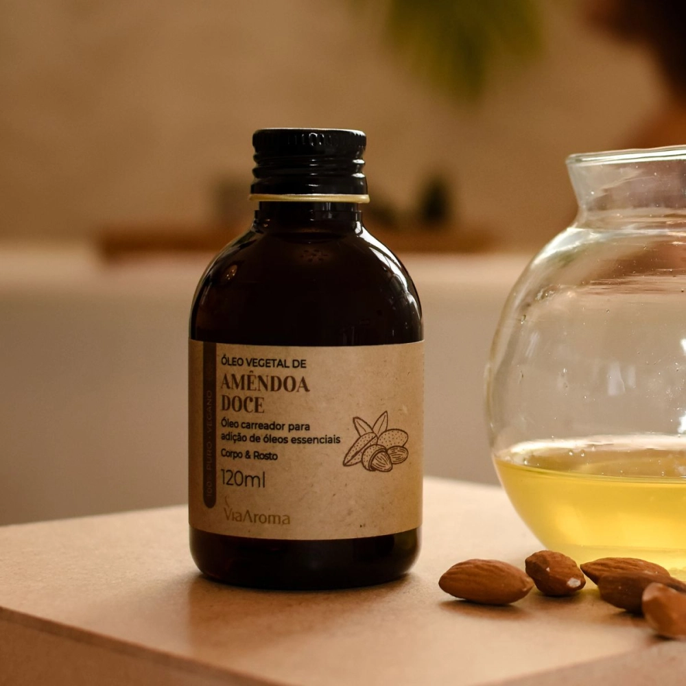 Óleo Vegetal Amêndoa Doce Via Aroma - 120ml Produto Óleo Vegetal Amêndoa Doce Via Aroma - 120ml