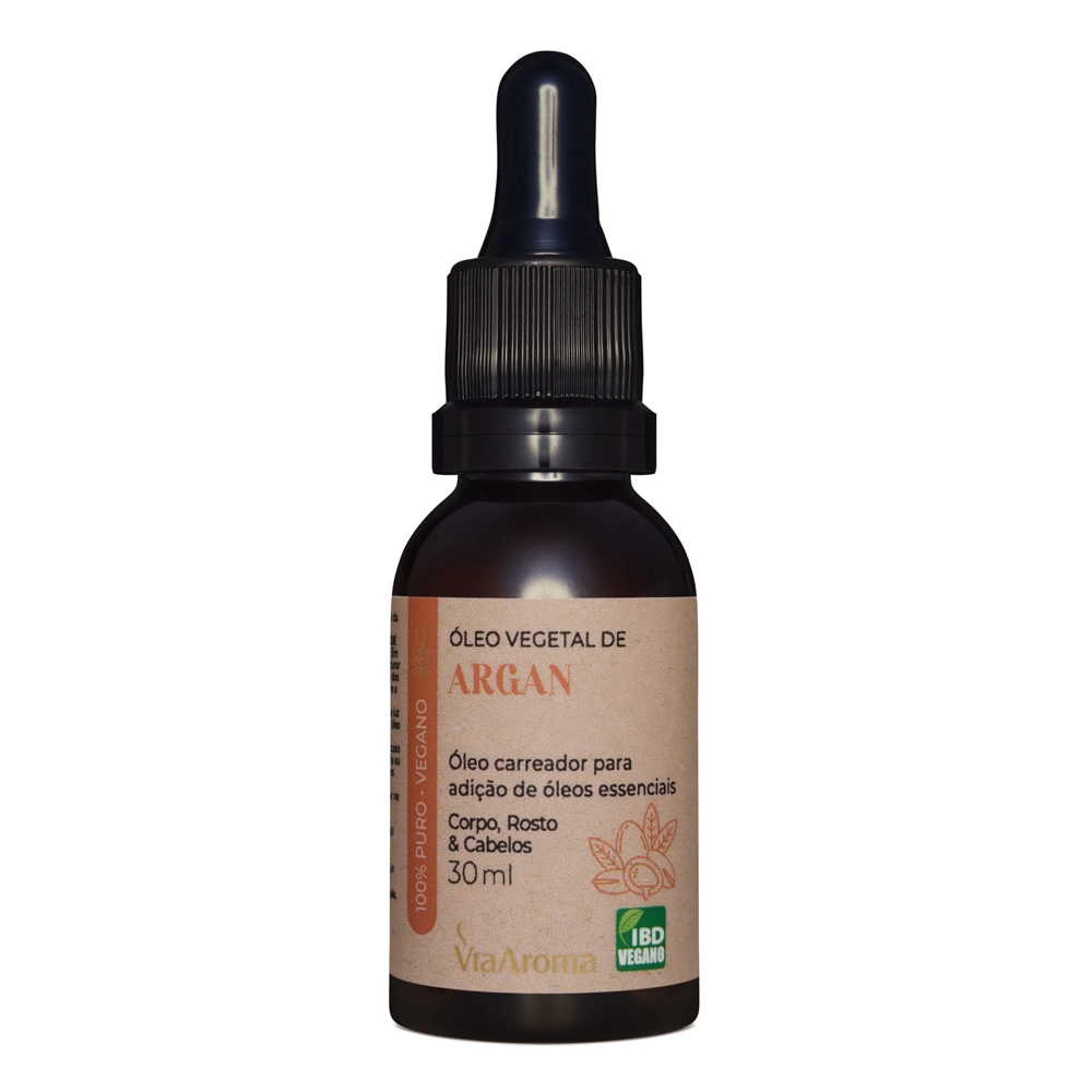 Produto Óleo Vegetal de Argan Via Aroma - 30 ml Frente