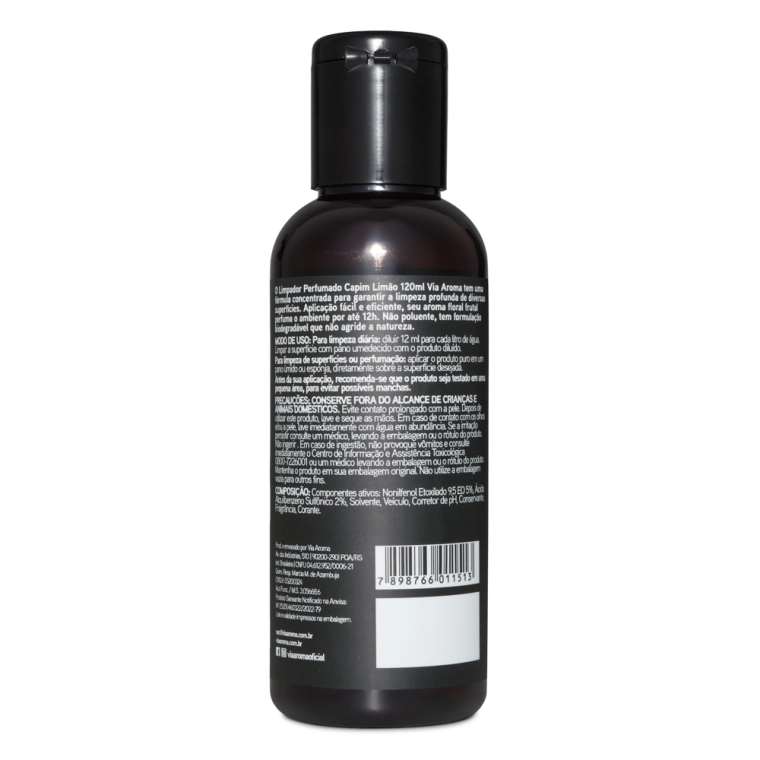 Produto Limpador Perfumado Concentrado Capim Limão Via Aroma - 120ml