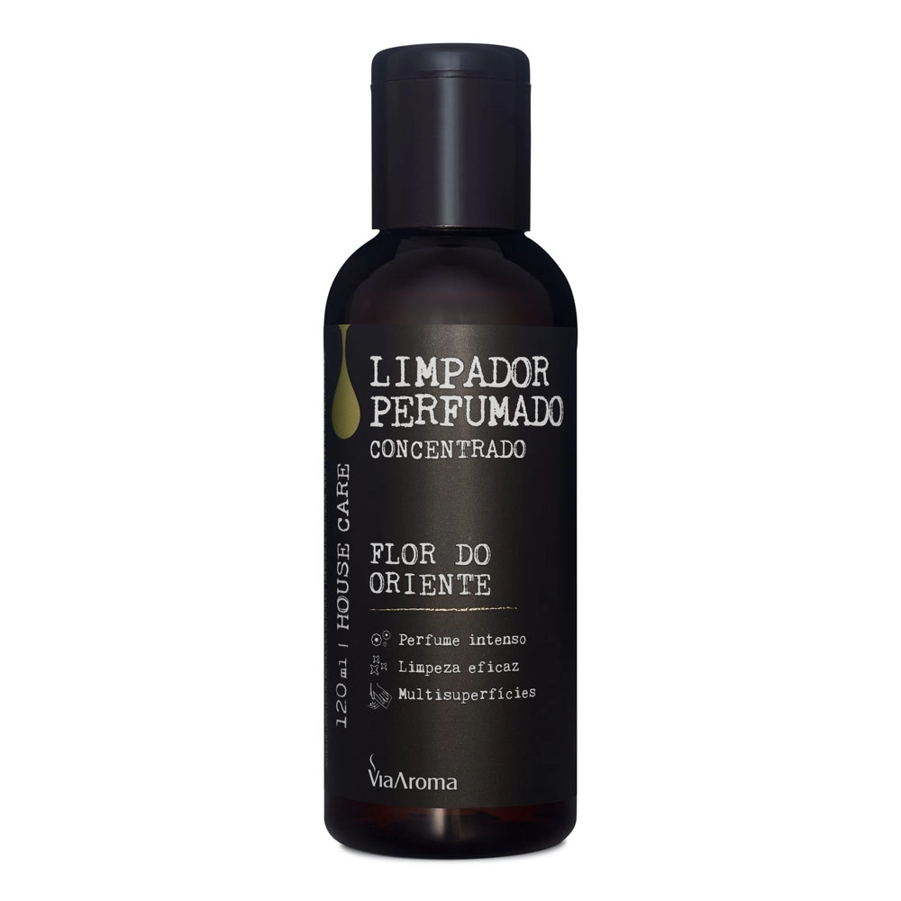 Produto Limpador Perfumado Concentrado Flor do Oriente Via Aroma - 120ml