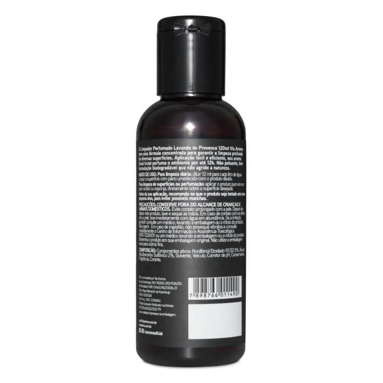 Limpador Perfumado Concentrado Lavanda de Provence Via Aroma - 120ml Produto Limpador Perfumado Concentrado Lavanda de Provence Via Aroma - 120ml