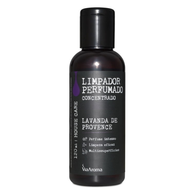 Limpador Perfumado Concentrado Lavanda de Provence Via Aroma - 120ml Produto Limpador Perfumado Concentrado Lavanda de Provence Via Aroma - 120ml