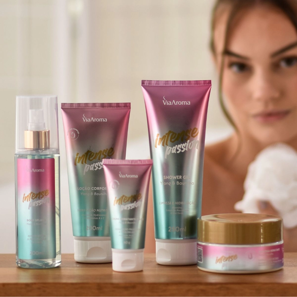 Produto Loção Corporal Desodorante Intense Passion Via Aroma - 200ml